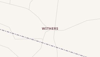 Withers, Georgia map