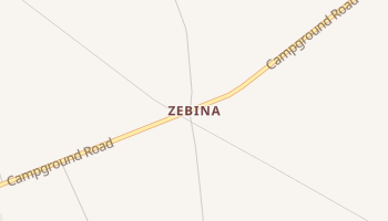 Zebina, Georgia map