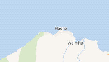 Haena, Hawaii map