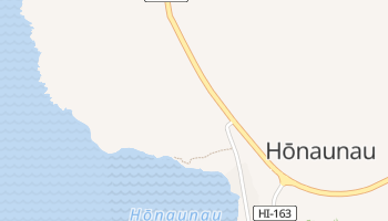 Honaunau, Hawaii map