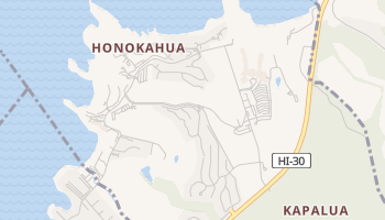 Honokahua, Hawaii map