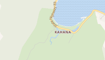 Kahana, Hawaii map