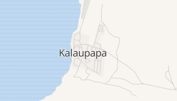 Kalaupapa, Hawaii map