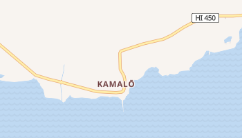 Kamalo, Hawaii map
