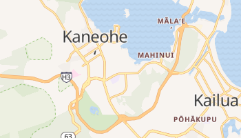 Kaneohe, Hawaii map