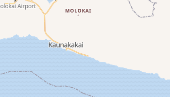 Kaunakakai, Hawaii map