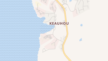 Keauhou, Hawaii map