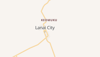 Lanai City, Hawaii map