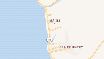 Maili, Hawaii map