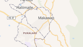 Makawao, Hawaii map