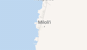Milolii, Hawaii map