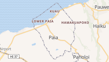 Paia, Hawaii map