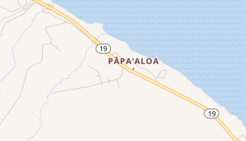 Papaaloa, Hawaii map
