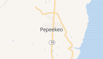 Pepeekeo, Hawaii map