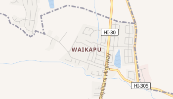 Waikapu, Hawaii map