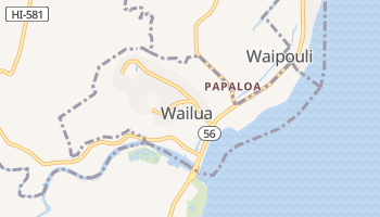 Wailua, Hawaii map