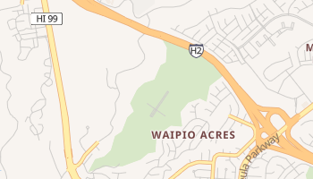 Waipio Acres, Hawaii map