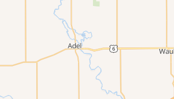 Adel, Iowa map
