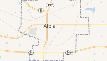 Albia, Iowa map