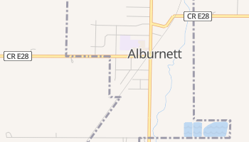 Alburnett, Iowa map