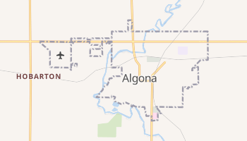 Algona, Iowa map
