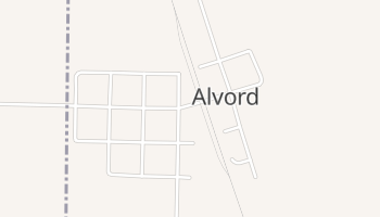 Alvord, Iowa map