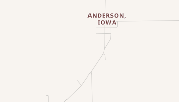 Anderson, Iowa map