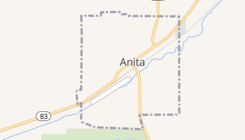 Anita, Iowa map