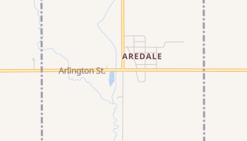 Aredale, Iowa map