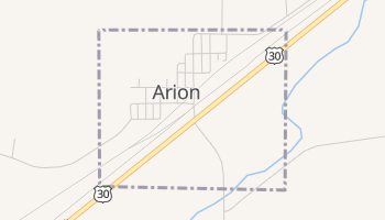 Arion, Iowa map