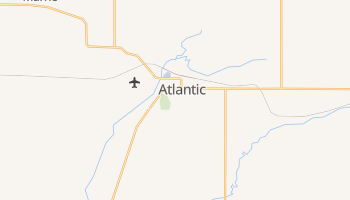Atlantic, Iowa map
