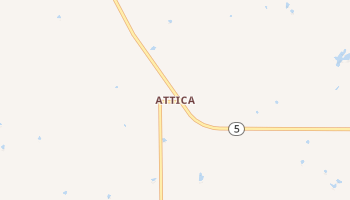 Attica, Iowa map