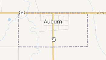 Auburn, Iowa map