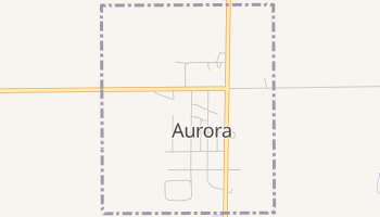 Aurora, Iowa map
