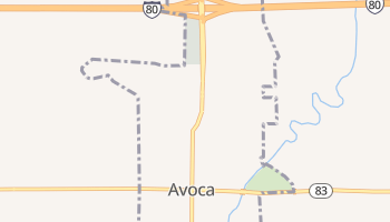 Avoca, Iowa map