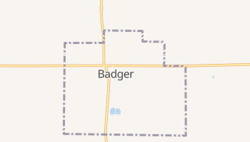 Badger, Iowa map
