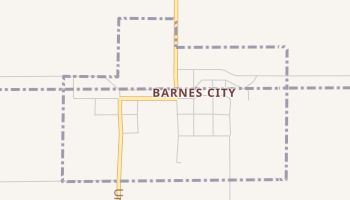 Barnes City, Iowa map