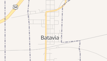 Batavia, Iowa map