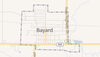 Bayard, Iowa map