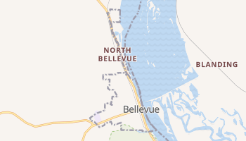 Bellevue, Iowa map