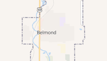 Belmond, Iowa map