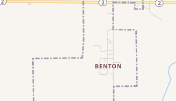 Benton, Iowa map