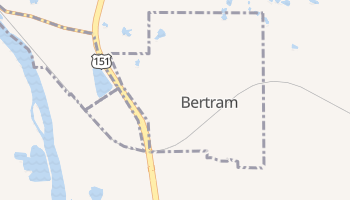 Bertram, Iowa map