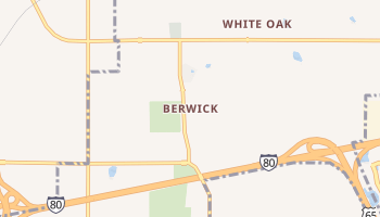 Berwick, Iowa map