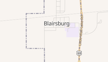 Blairsburg, Iowa map