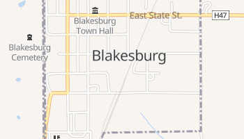 Blakesburg, Iowa map