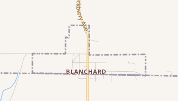 Blanchard, Iowa map