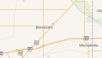 Bondurant, Iowa map