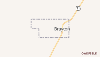 Brayton, Iowa map