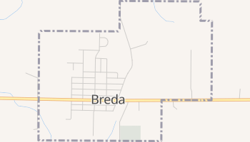 Breda, Iowa map